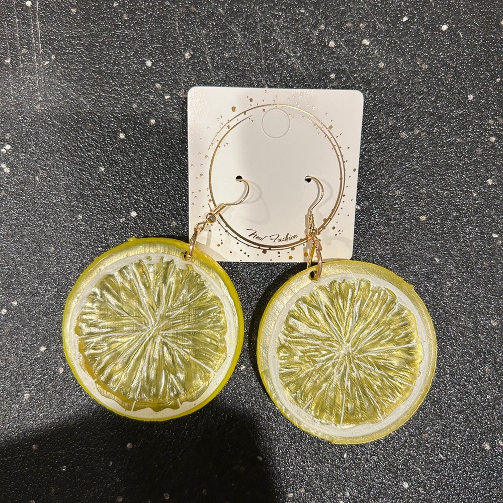Lemon 🍋 slices earrings